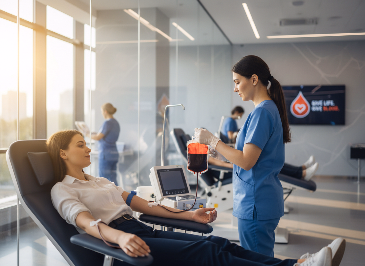 Donezi 10 minute, salvezi 3 vieți: tot ce trebuie să știi despre donarea de sânge